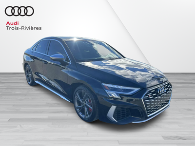 2023 Audi S3 eligible for the Audi Certified:plus (CPO) program, comes with 2 keys—a refined and pow...