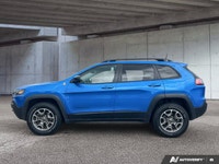 Conquer any terrain with this stunning 2022 Jeep Cherokee Trailhawk, finished in a captivating Hydro... (image 3)