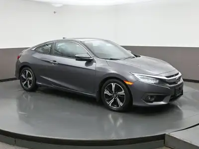 2017 Honda Civic Coupe That Offers Heated Seats, Leather Interior, Push-Button Start, Wireless Charg...