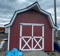 all most new 3 years old 12x24 BARN STYLE SHED ELITE