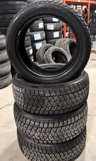 Used Bridgestone winter set Brand: Bridgestone Blizzak DM-V2 Size: 255/50R20 Speed Rating: 109T Trea...