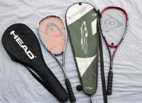 Squash racquets rackets high quality racquet Head  Dunlop cases