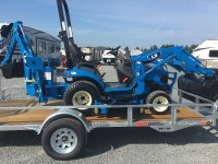 LS MT 122 TRACTOR PACKAGE WITH TRAILER!!