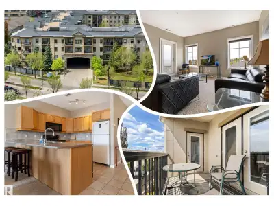 QUIET, CONCRETE construction in this 1 bedroom, PLUS DEN in Magrath Mansion. TOP FLOOR location, fac...