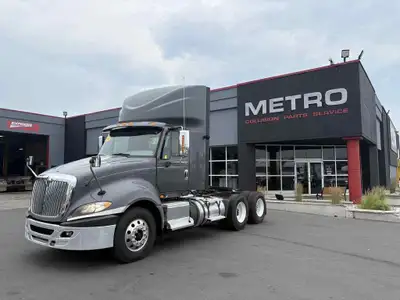 2015 Grey International Prostar, Day Cab, Cummins X15, 450 HP, 13 Speed Manual Transmission, 3.73 Ra...