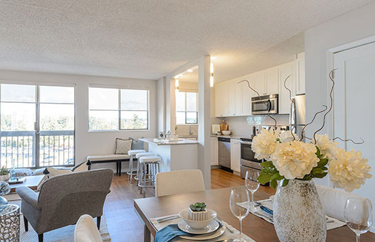 Renovated 2 bdrm across from King George SkyTrain in Long Term Rentals in Delta/Surrey/Langley