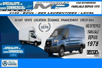 2022 Ford Transit Cargo Van PLUS DE 100 CAMIONS A VENDRE EN INVENTAIRES /LA RÉFÉRENCE À LAVAL, UN SE...
