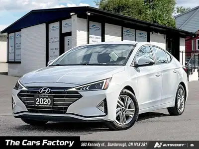 2020 Hyundai Elantra Preferred Exceptionally Clean, Accident-Free, Low Kilometres Looking for a styl...