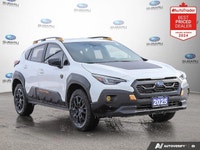 Recent Arrival! Crystal White 2025 Subaru Crosstrek Wilderness AWD Lineartronic CVT H4 APPLE CAR PLA... (image 6)