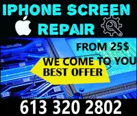 A PARTIR DE 25$! IPhone Screen Repair 6/7/8/X/XR/XsMax11ProMax12