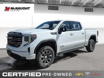 This 2024 GMC Sierra 1500 AT4 is powered by a robust 6.2L V8 engine paired with a smooth 10-speed au...