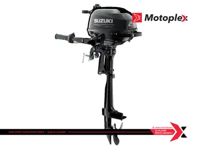 Motoplex St-Eustache DF2.5S Le hors-bord portable Suzuki DF2.5 est le plus petit Suzuki 4 temps a ce...