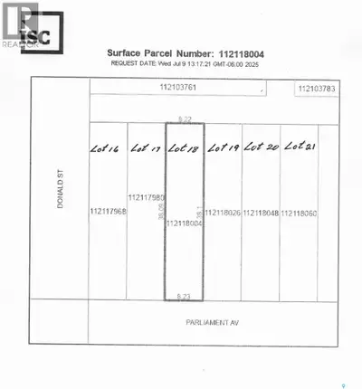 Located on a corner: SIX 27' x 125' undeveloped residential lots (for a total size of 20,250 sq.ft.)...