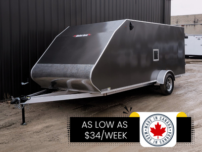 Welcome to Vehicle Venture London. 2026 WEBERLANE 7'X16' ALUMINUM SNOW SERIES ENCLOSED CARGO TRAILER...