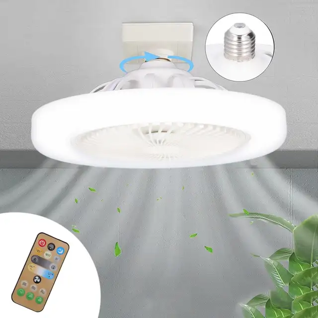 WE DELIVER! - Rosvola Socket Fan Ceiling Fan w/ Light & Remote, in Indoor Lighting & Fans in Mississauga / Peel Region - Image 4