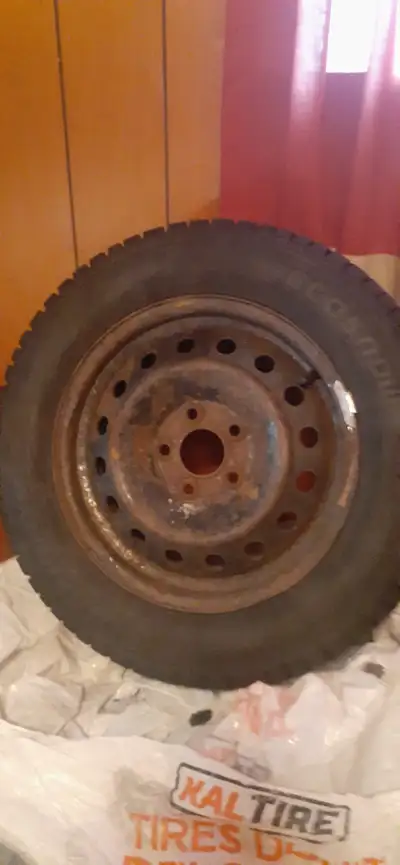 Two seasons old, Rusty rims but hold air, came off of a 2014 Ford Focus Titanium, not sure of the bo...