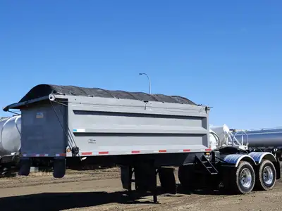 Being sold with fresh safety 2003 Load Line Lead Side Dump Trailer GVWR: 27,000 KG (60,000 LBS) Air...