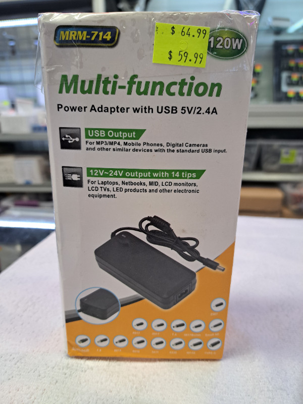 MULTI-FUNCTION POWER ADAPTER in Cables & Connectors in Red Deer