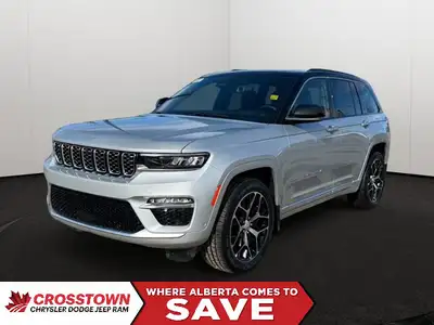This 2025 JEEP GRAND CHEROKEE SUMMIT 4X4 has the following options Palermo Leather Seats, Dual-Pane...