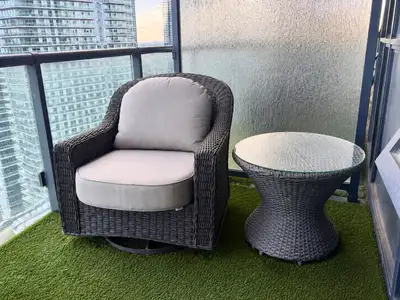 Outdoor Rocking Chair with table, View more