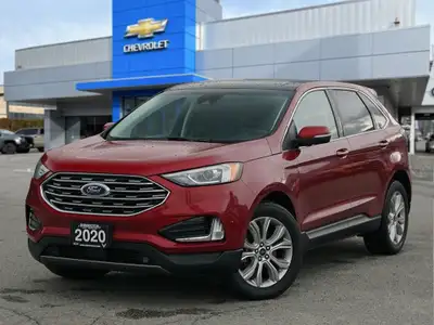 2020 Ford Edge Titanium AWD One Owner Sleek, upscale, and ready for every roadthis one-owner 2020 Fo...