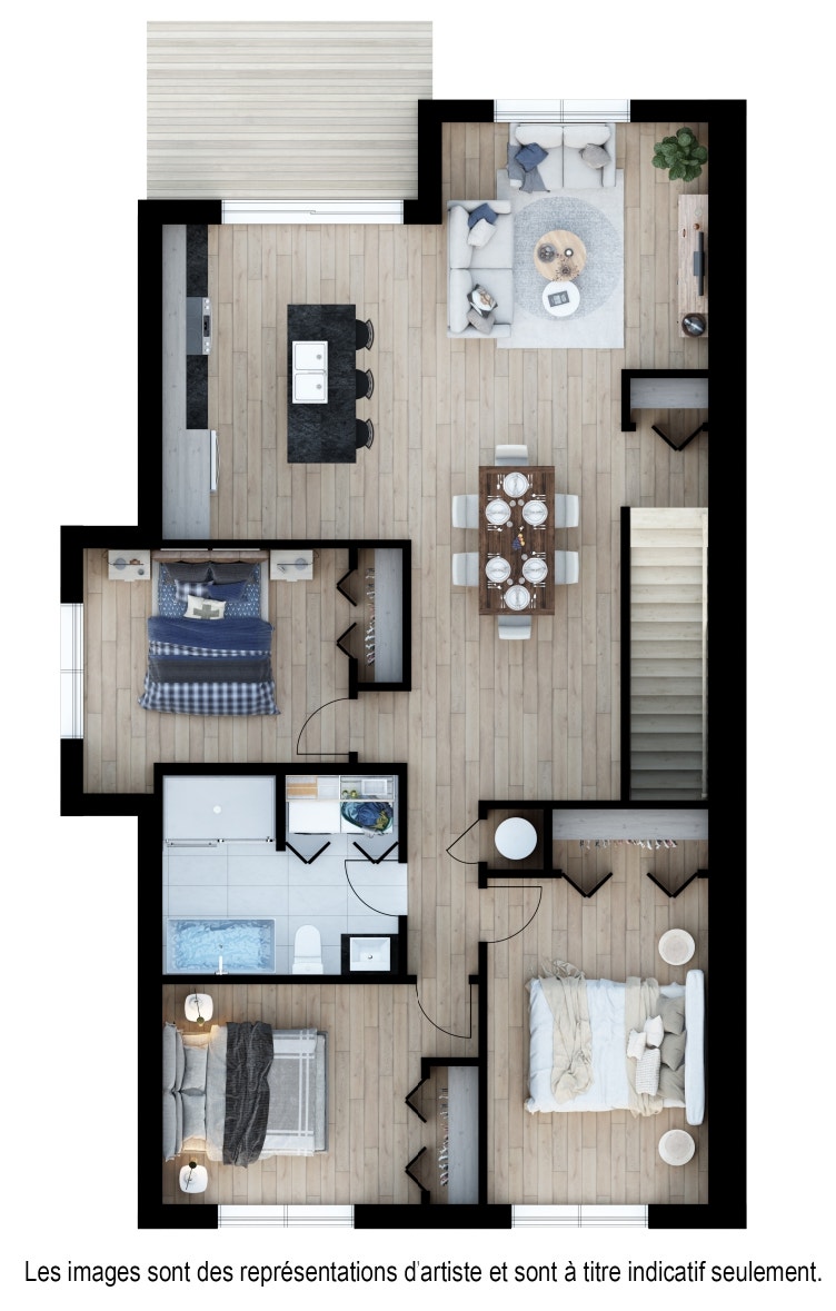 Desrosiers – Logements modernes 3½, 4½, 5½ avec électroménagers 2
