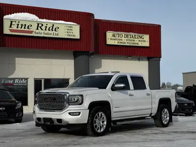 2018 GMC Sierra 1500 Denali Crew Cab 4X4 6.2LTR V8 A/C Telescopic tilt steering Cruise Power locks P...