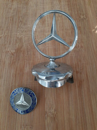 Antiques Mercedes hood emblems