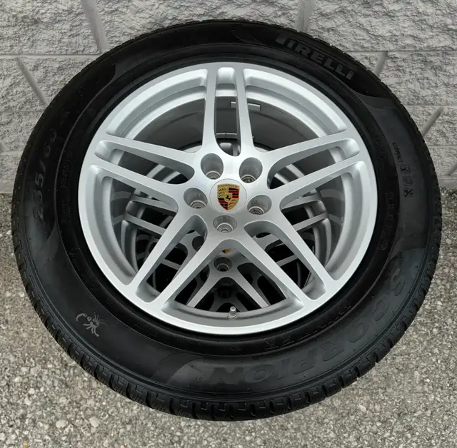 (85%) 4x Porsche Macan 18" OEM Winter Wheels Package in Tires & Rims in City of Toronto - Image 9
