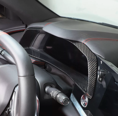 C8 Corvette Real Carbon Fiber Gauge Cluster Trim I have the same on my C8. see the pics and link: ht...