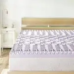 NEW 7 ZONE LAVENDER MEMORY FOAM MATTRESS TOPPER, View more