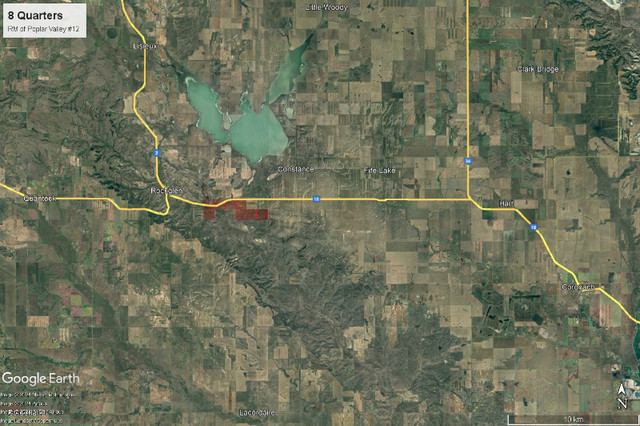 1,169 Acres Mixed Farmland Near Rockglen, SK RM #12 in Land for Sale in Moose Jaw - Image 2