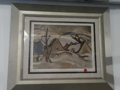 Très belle lithographie numérotée et signée par l'artiste. Envoi possible. Dimensions de l'oeuvre 16...