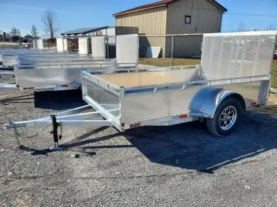 2026 All Aluminum 6'X12' Landscape Trailer All Aluminum Frame 1X 3500LBS drop axles Triple tube tong...