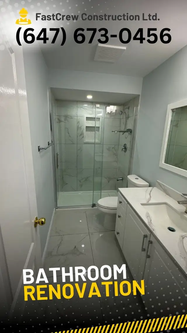 FastCrew Construction Ltd. ! Serving Etobicoke, Mississauga& GTA in Renovations, General Contracting & Handyman in Oakville / Halton Region - Image 7