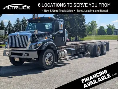 *PLEASE CALL IN ADVANCE TO SCHEDULE A VIEWING!* 2021 International HV607 Cab & Chassis Stock #123737...