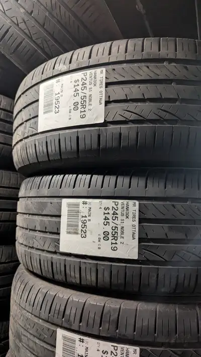 SET OF 4X HANKOOK VENTUS S1 NOBLE 2 TAG # 19523 ALL SEASON Size: 245/45R19 245/45/19 Excellent condi...