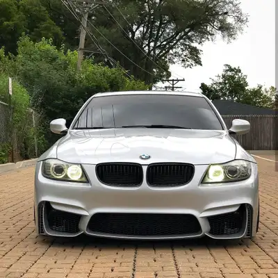 BMW E90 323i 325i 328i 335i M4 CONVERSION FRONT BUMPER 2006 2007 2008 2009 2010 2011 BRAND NEW - POL...