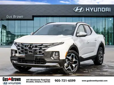 Recent Arrival! Odometer is 2423 kilometers below market average! Atlas White 2024 Hyundai Santa Cru...