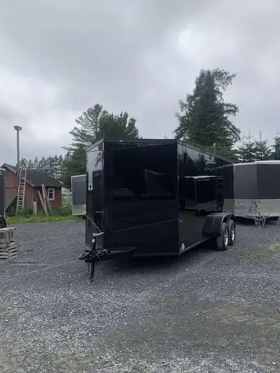 sell cargo trailer enclosed trailer remorque trailer fermé no- galvanize + also some utility galvani...