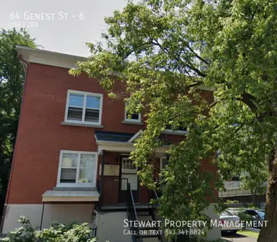 AVAILABLE NOVEMBER 1st!! Welcome to 64 Genest Street, Unit 6, a bright and recently renovated 2nd-fl...