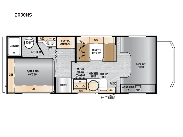 2026 EAST TO WEST Entrada 2000NS in RVs & Motorhomes in Dawson Creek - Image 2