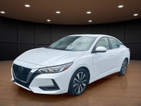 The 2023 Nissan Sentra SV CVT in pristine White is a front-wheel-drive sedan that handles beautifull... (image 1)