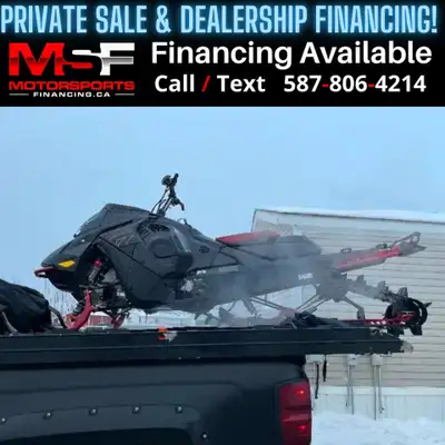 FINANCE ANYTHING IN CANADA PRIVATE SALE & DEALERSHIP FINANCING CALL / TEXT 587-806-4214 APPLY NOW @...
