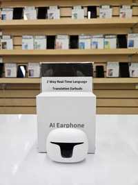 BRAND NEW 2 Way Real-Time Language Translation Earbuds 1 YR WARR Calgary Alberta Preview