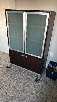 IKEA Storage unit with pull out file hangers