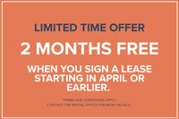 6 Months of Free Storage Visitez notre site Web : https://www.capreit.ca/fr/appartements-a-louer/lav... (image 2)