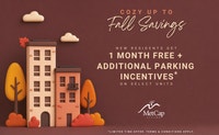 Current Promotions 1 MONTH FREE RENT + ADDITIONAL PARKING INCENTIVES Virtual Open House: Please view... (image 1)