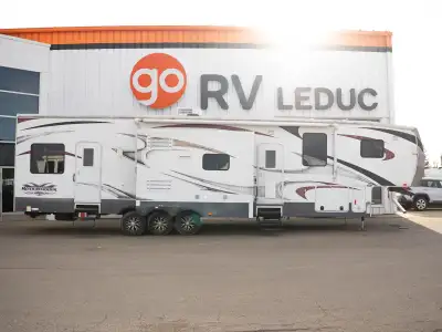 A spacious and versatile RV offering plenty of interior room, comfortable accommodations, and a layo...