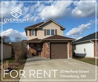 3-Bedroom House in Tillsonburg!! Norfolk County Ontario Preview